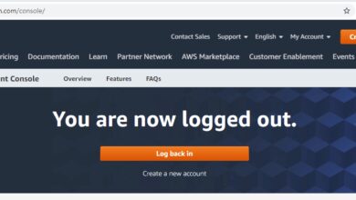 aws login